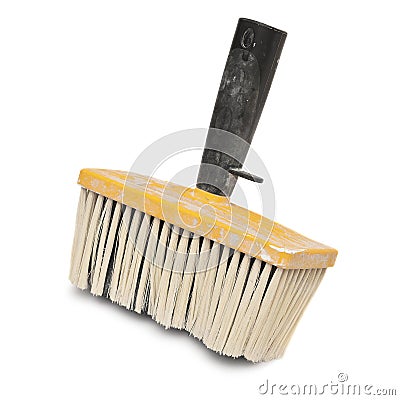 Whitewashing brush Stock Photo