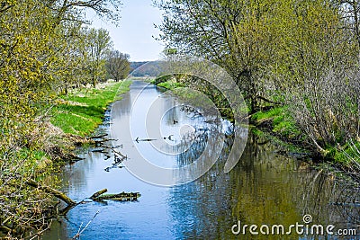 Whitewater Creek - Walworth County, Wisconsin Stock Photo