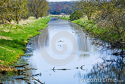 Whitewater Creek - Walworth County, Wisconsin Stock Photo