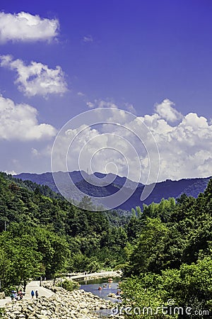 Whitewater kayaking Editorial Stock Photo