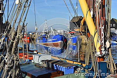 Whitstable Harbour UK Editorial Stock Photo