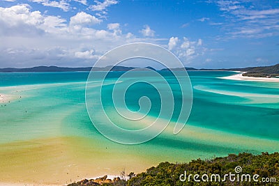 Whitsunday islands coastal waters Stock Photo