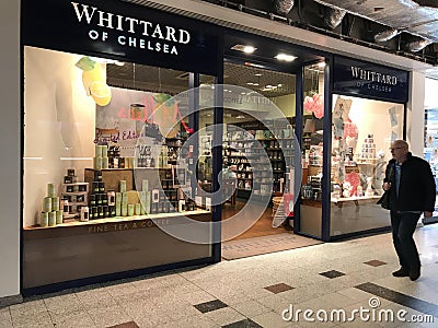 Whittard store in London Editorial Stock Photo