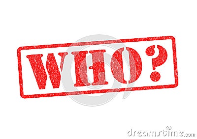 WHO? Stock Photo