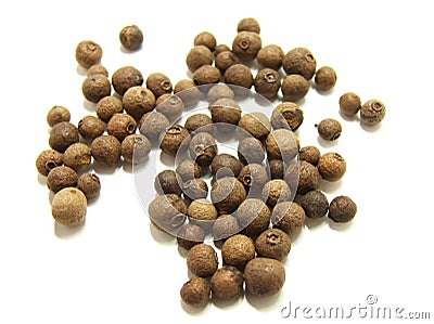 Whole allspice Stock Photo