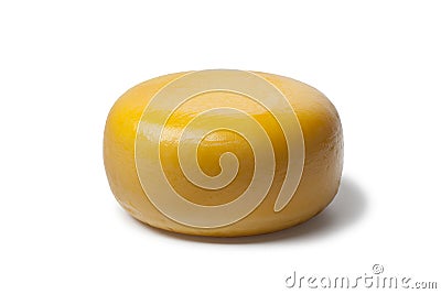 Whole Dutch Gouda cheese Stock Photo