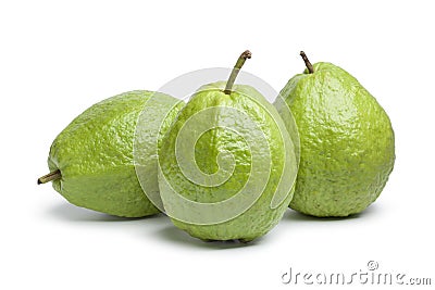 Whole fresh guava fruit Stock Photo