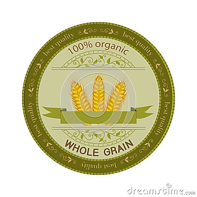 Whole Grain. Vector Illustration