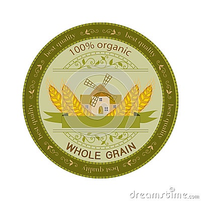 Whole Grain. Vector Illustration