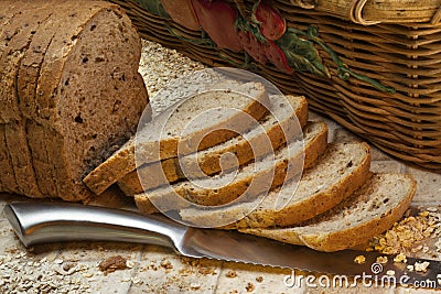 Whole Grain Bread Stock Photo