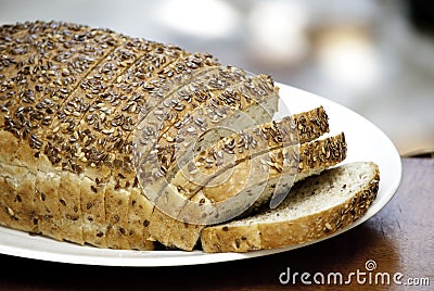 Whole grains bread Stock Photo