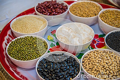 whole grains Stock Photo