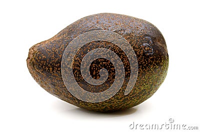 Avocado Isolated on White Background. Stock Photo