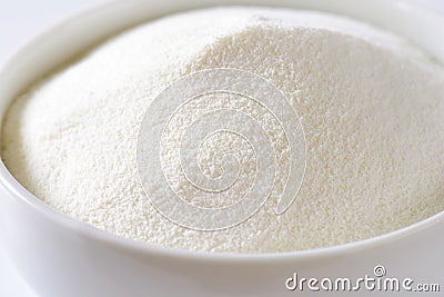 Whole milk powder Stock Photo