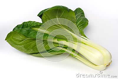 Whole pak choi (Brassica rapa) Stock Photo