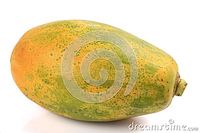 Whole papaya fruits Stock Photo