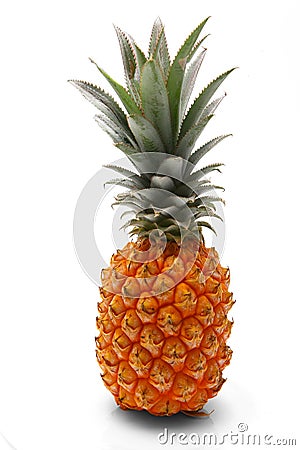 Whole pineapple Stock Photo