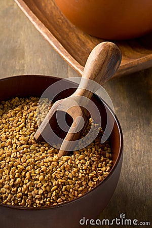 Whole unprocessed fenugreek Trigonella foenum-graecumcumin see Stock Photo