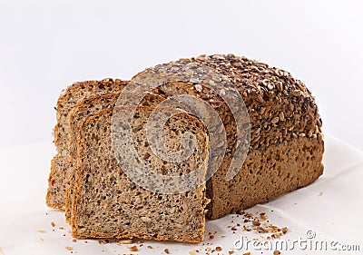 Whole wheat bread Stock Photo