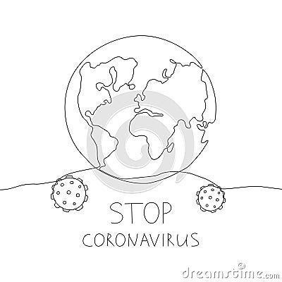 Whole world battles Coronavirus outbreak Stock Photo