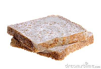 Wholemeal Bread Slices Stock Photo