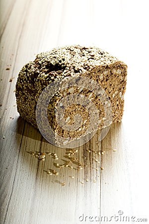 Wholewheat bread Stock Photo