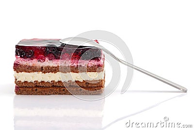 Whortleberry cake Stock Photo