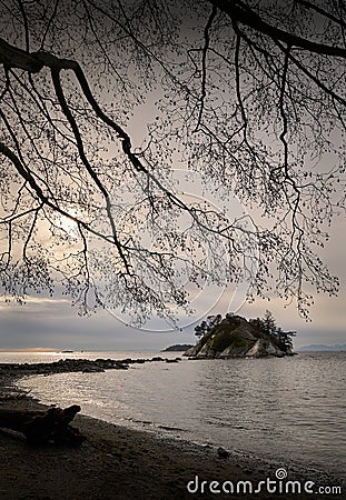 Whytecliff Park, West Vancouver, BC Stock Photo