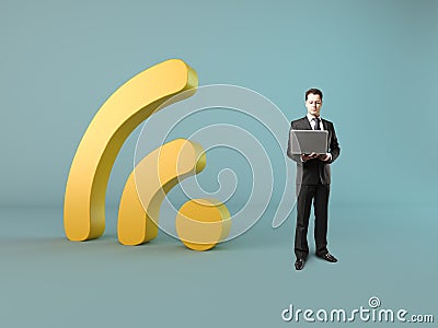 Wi-fi concept Stock Photo