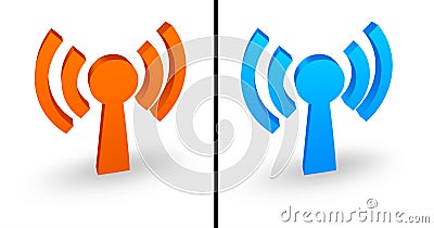 Wi-Fi icon Stock Photo