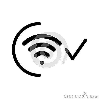 Wi-Fi icon. Vector illustration Vector Illustration