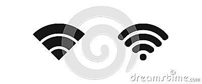 Wi-Fi icon for web design. Symbol set vector Vector Illustration