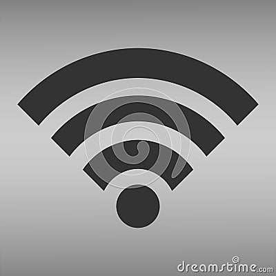 Wi Fi icon icon wifi Stock Photo