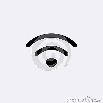 Wi-Fi signal wi fi internet hotspot vector icon Vector Illustration