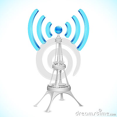 Wi-fi Tower Vector Illustration