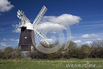 Wicken Windmill Stock Photo