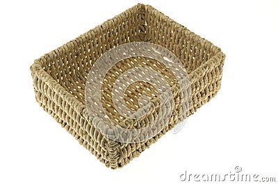 Wicker basket Stock Photo