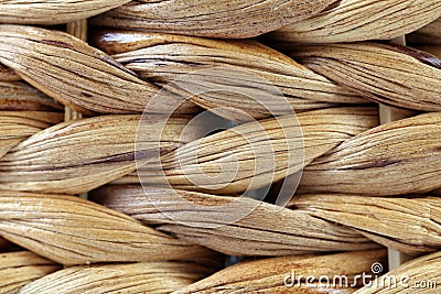 Wicker Basket texture. Close up. Horisontal. Stock Photo