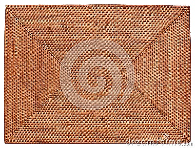 Wicker Mat Stock Photo