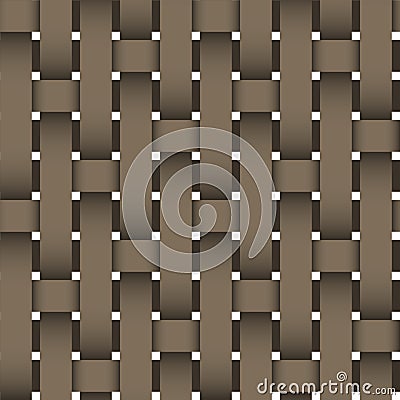 Wicker seamless texture Stock Photo