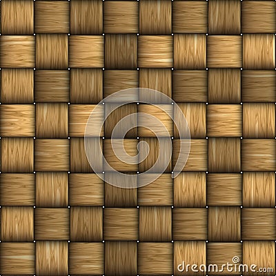 Wicker seamless texture. Stock Photo