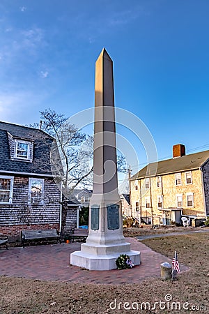 wickford rhode island small town and waterfront Stock Photo