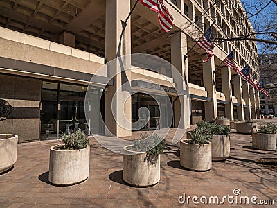 J. Edgar Hoover FBI Building on Pennsylvania Avenue, Washington DC, United States Stock Photo