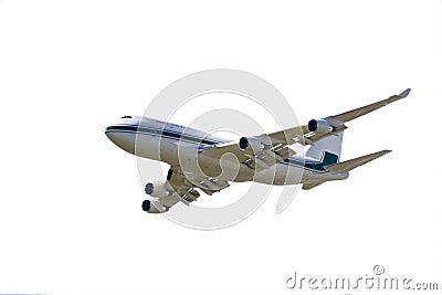 Wide-bodied jet airliner Stock Photo