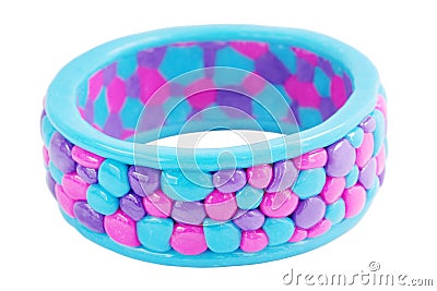 Wide bracelet Stock Photo