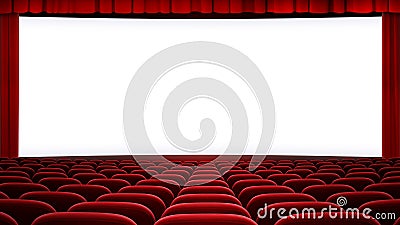 Wide cinema screen backgound (aspect ratio 16:9 Stock Photo