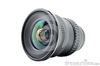 Wide DSLR lens Stock Photo