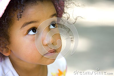 Wide Eyed Innocence Stock Photo