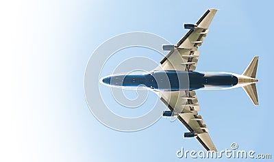 Wide jet gradient Stock Photo