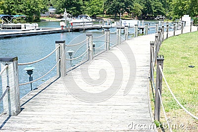 Pier path Stock Photo